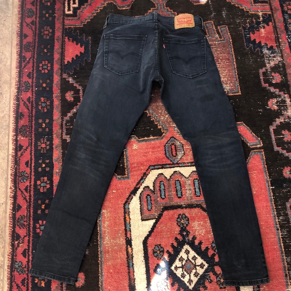 Levi 512 32 x 34 Straight leg Blue Sexy!